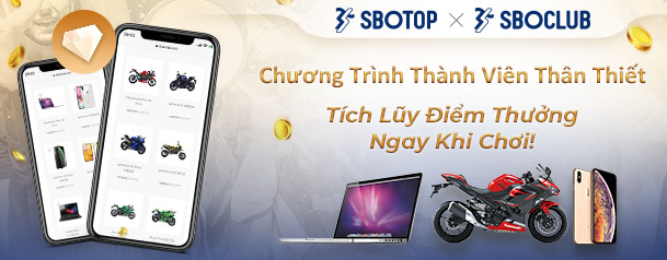 Chương Trình Thành Viên Thân Thiết SBOClub cho phép bạn tích lũy điểm và đổi điểm để lấy những quà tặng hấp dẫn.