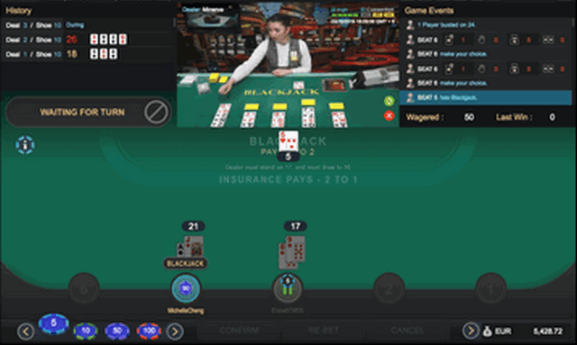 SBOTOP Live Casino  Blackjack