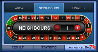 SBOTOP Live Casino  Roulette Neighbours Bet